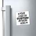 PRINT your logo, photo, text or custom artwork - Magnets. kitchen decor, custom maget, personalized gifts