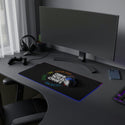 CREATE YOUR OWN LED Gaming Mouse Pad, Gaming pad, LED Mousepad, Mouse pad, Office gift, Gamer gift