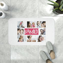 Personalzied Collage Bathmat, Memory Foam Bathmat, bathroom decor, home decor, home gifts, personalized gifts, family collage